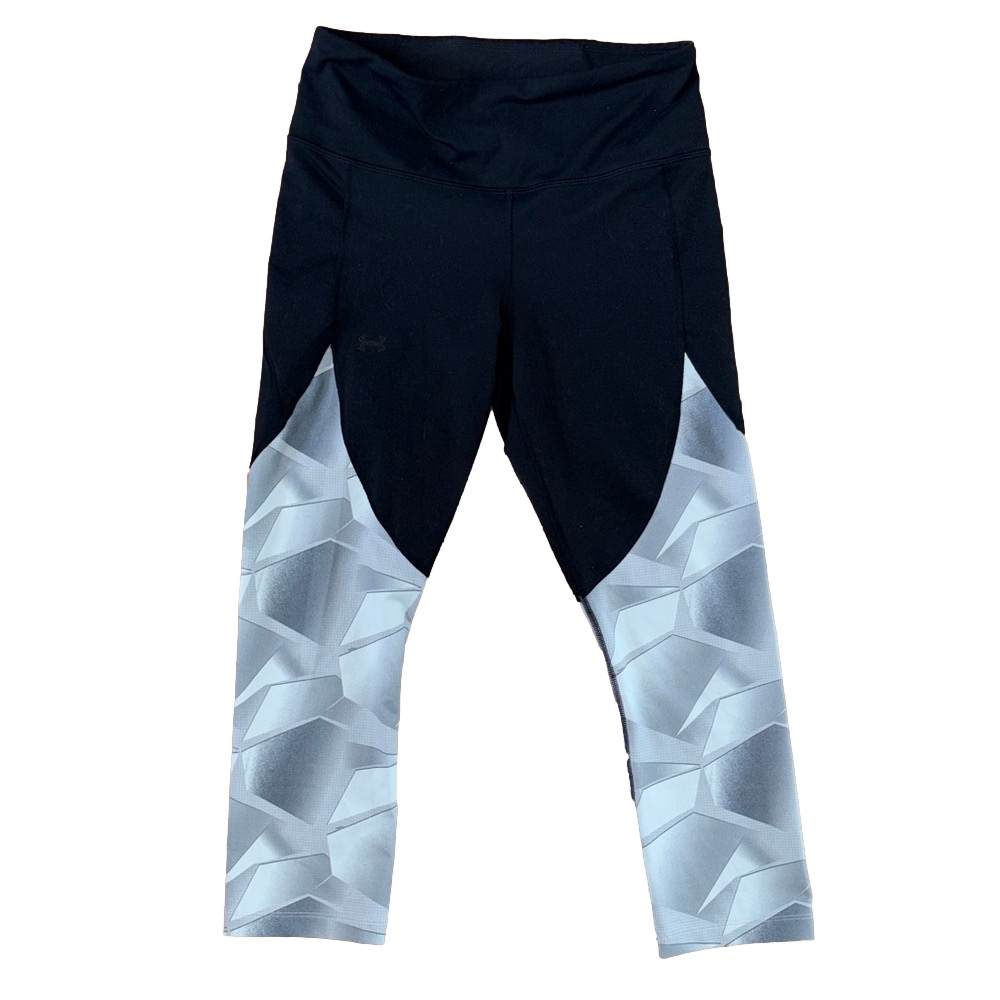 Under Armour Black and Gray Women's Leggings Size Medium